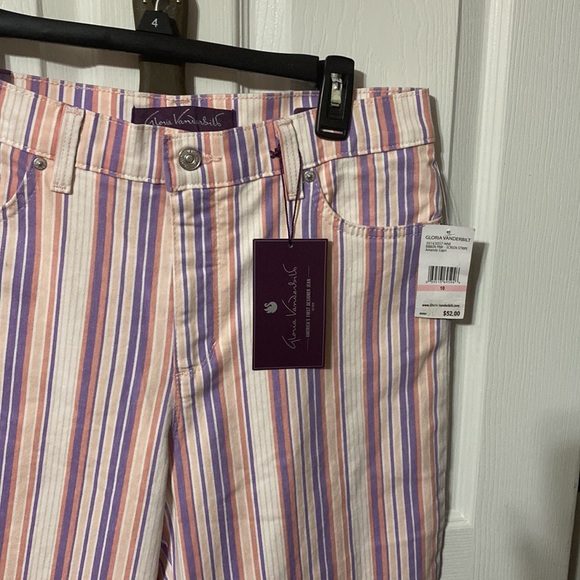 Gloria Vanderbilt Amanda Capri pants; size: 10 - Picture 2 of 7